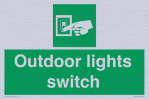 Outdoor lights switch